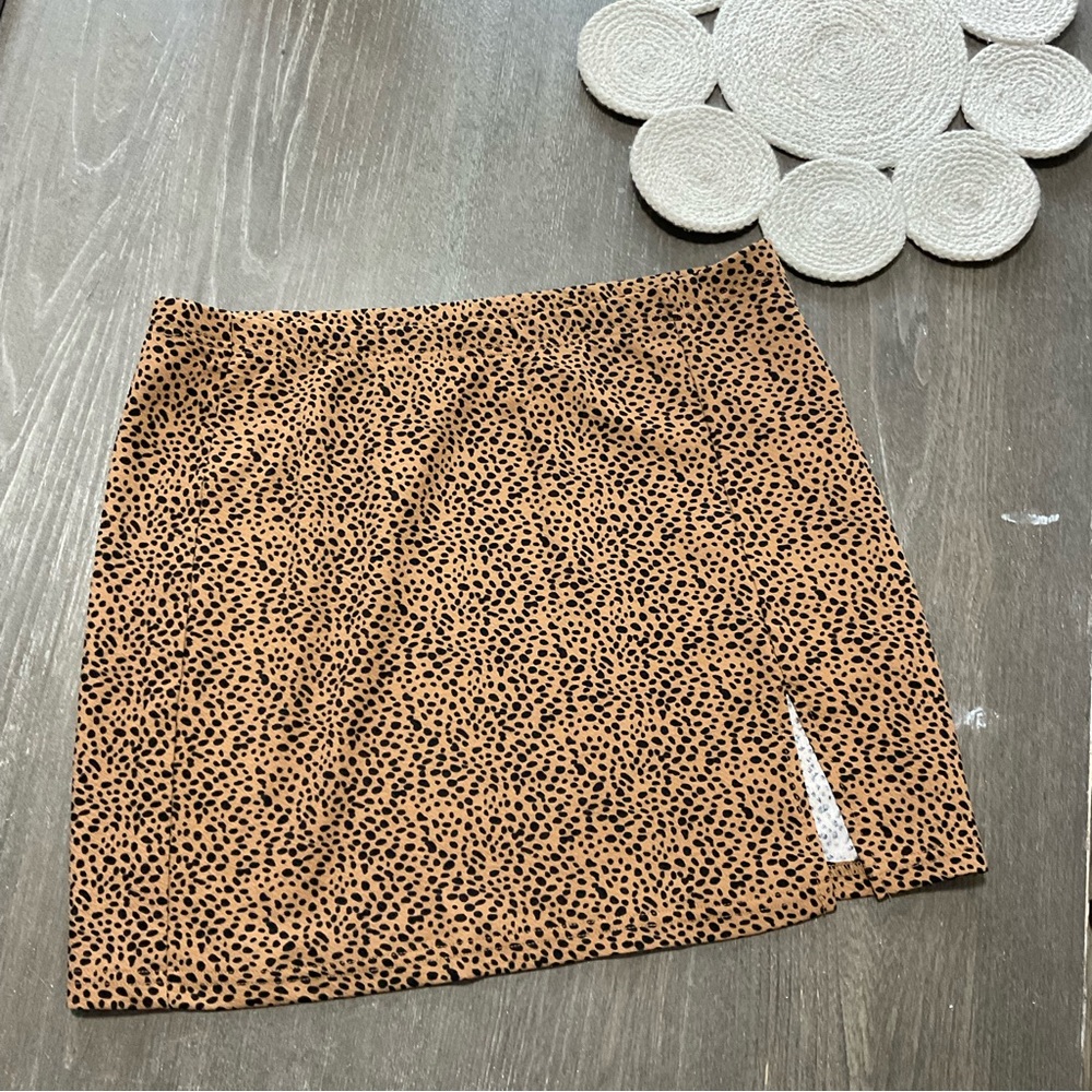 3/$30 SHEIN Animal Print Mini Skirt Womens Size XL